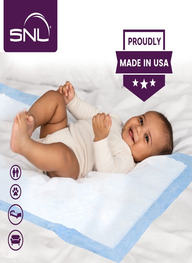 SNL Large 22 x 36 Inches Premium Disposable Underpads by SNL - Chux - 25 Pack - Excellent Absorbency, Fluff Heavy Weight Cotton Top - Pet, Baby, Bedding and More - Made in USA - Image 5